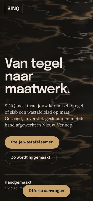 Richting A op een telefoon