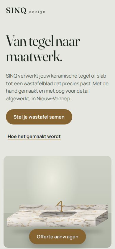Richting C op een telefoon